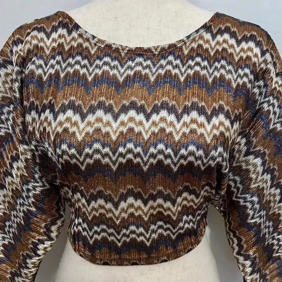 Arden B NWT Crop Kimono Sleeves Blouse Women XS - Picture 2 of 8